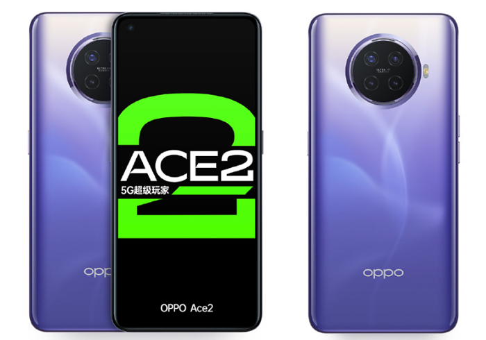 OPPO Ace2配色曝光：月岩灰和梦幻紫 “奥利奥”四摄