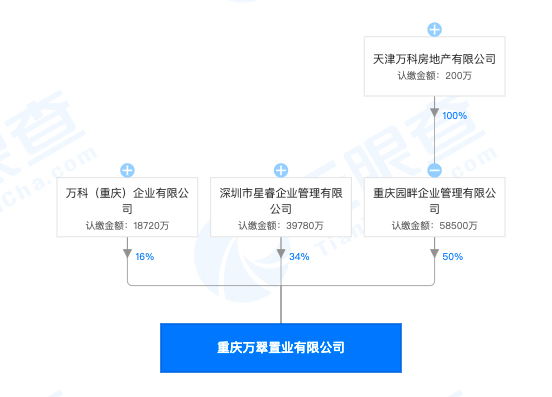 万科子公司重庆万翠置业因违规建设被罚 年内重庆区子企业被罚没超130万