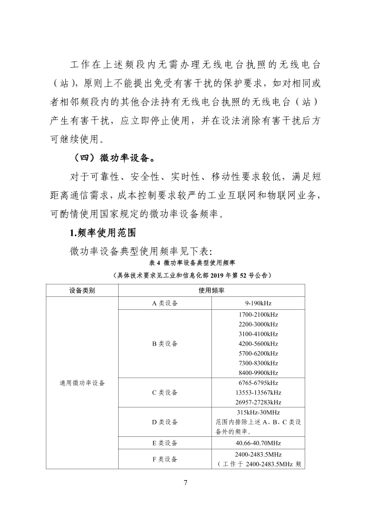 工信部发布工业互联网和物联网无线电频率使用指南