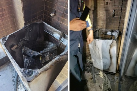 美的洗衣机使用仅半年就发生自燃，消费者阳台被烧得面目全非