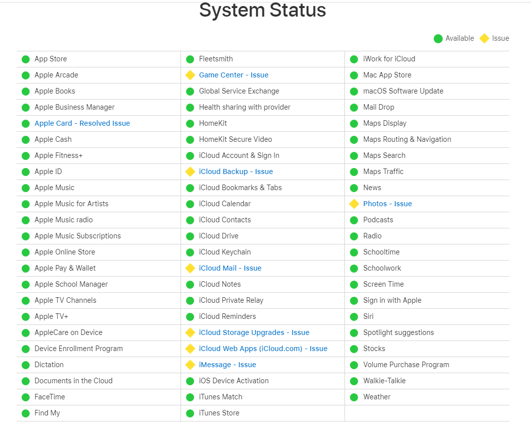 苹果iCloud服务器大规模宕机 多国用户受影响
