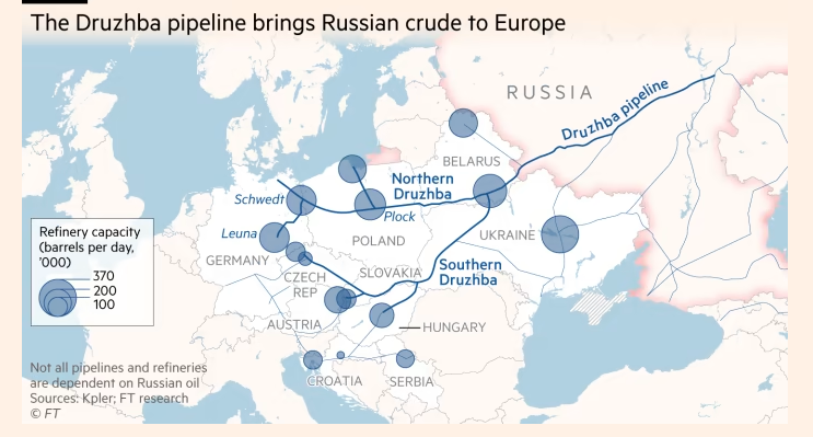 欧盟就禁止俄油达成协议 国际油价应声上涨创两个半月新高