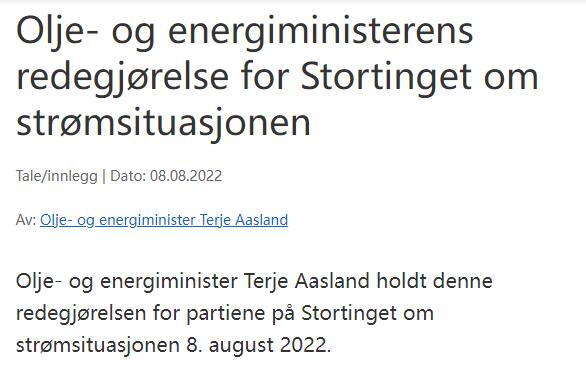 欧洲将彻底陷入“黑暗”？区内最大电力输出国挪威考虑限制出口