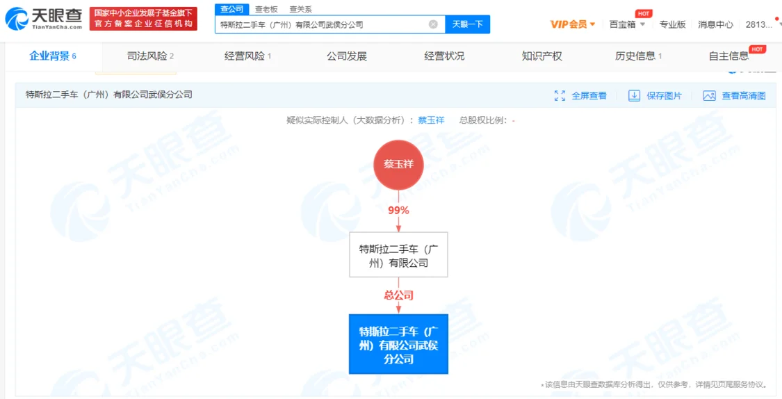特斯拉诉自家旗下二手车分公司 涉及侵权纠纷